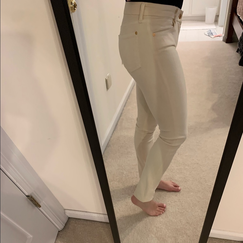 7 For All Mankind Winter White Jeans - Picture 2 of 6